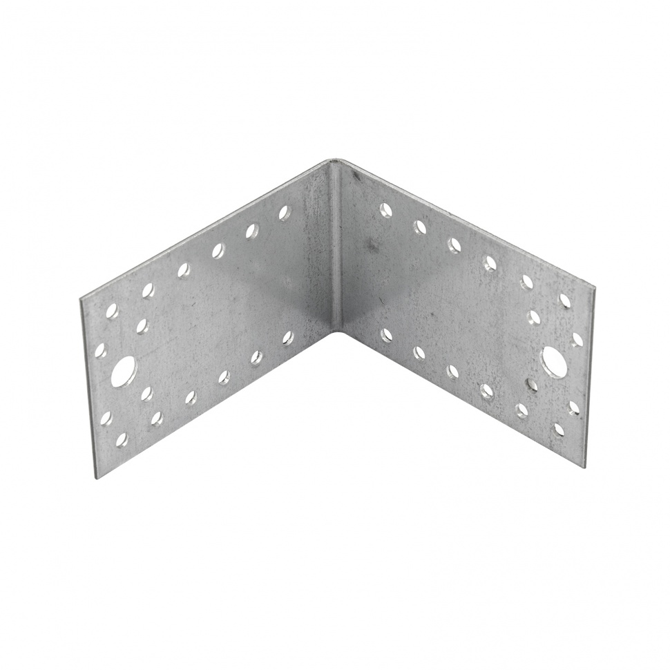 Крепежный уголок 2 мм, КU 105 x 105 x 65 мм Сибртех (46407)