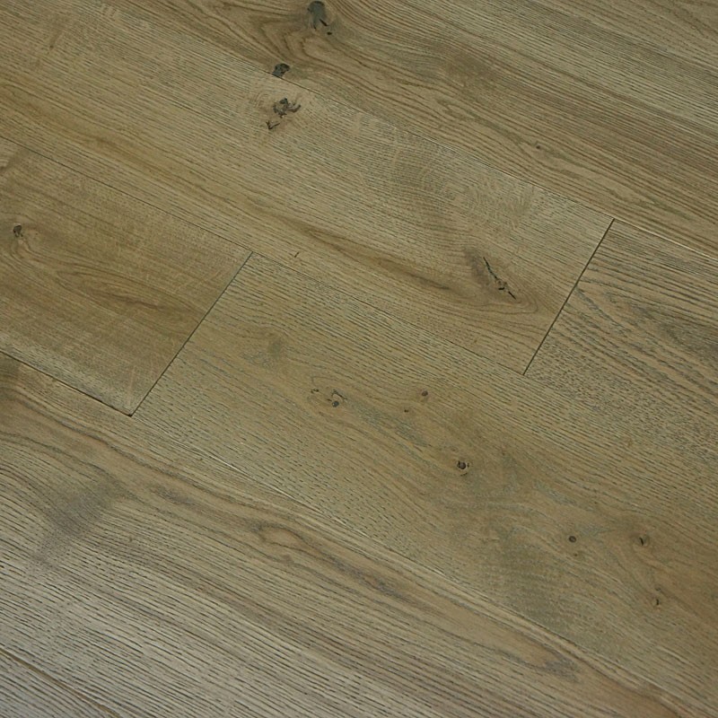 CHALLE 2-х слойная (шип-паз) Дуб Андорра Лайт (Oak Andorra Light) Рустик Лак 400-1500 x 140 x 15 / 1.68м2
