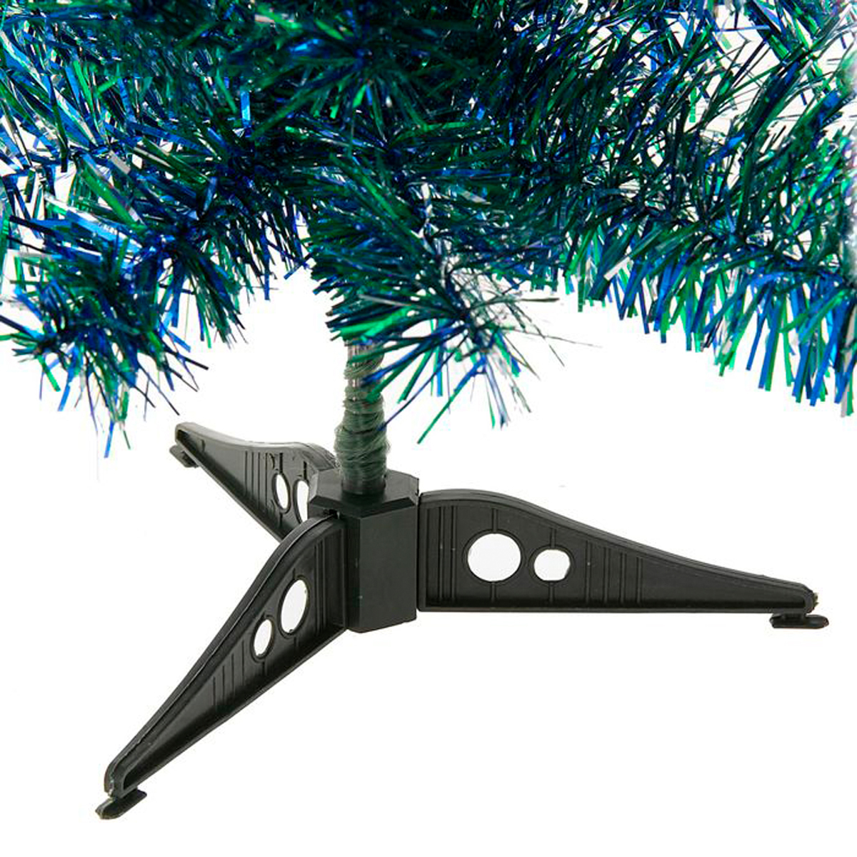 Ель декор. "радуга" 60 см, 60 веток (зеленая с синим) "зимнее волшебство" 703647