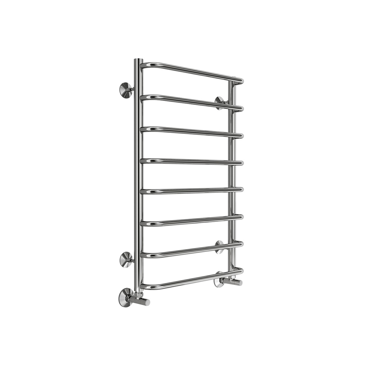 Полотенцесушитель водяной "стандарт" п8 500*800 (хром) "terminus"