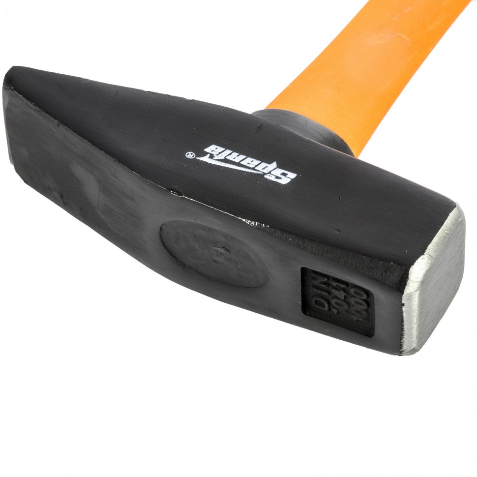 Молоток слесарный, 1000 г, фибергласовая обрезиненная рукоятка Sparta (10380)