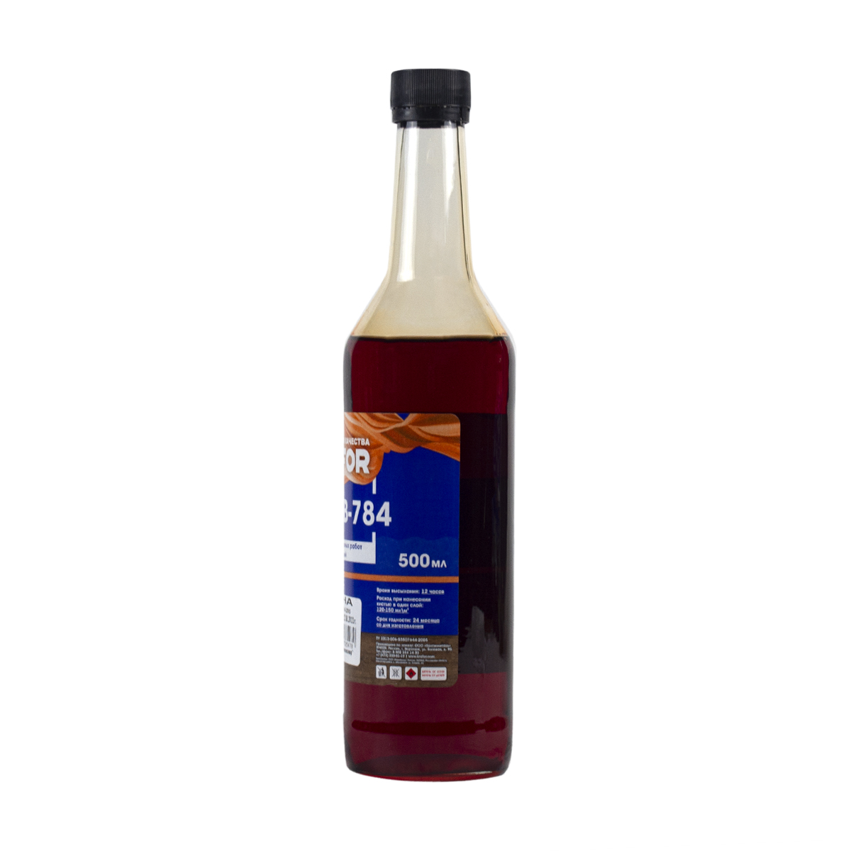 Лак хв-784 сосна 0,5 л (12) "krafor"