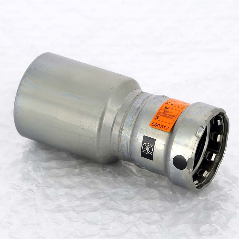 Муфта-вставка пресс Megapress оцинкованная сталь VIEGA 1"1/2 х 1"