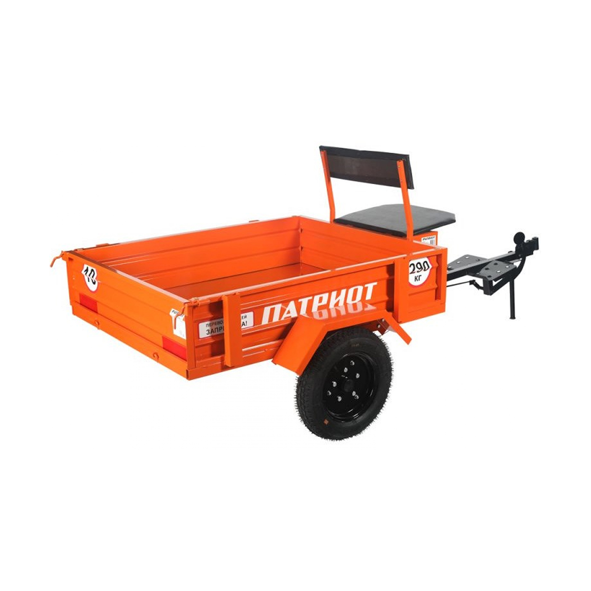 Прицеп универсальный пм-03.1 металлич., съемный кузов (1) "patriot" 490001666