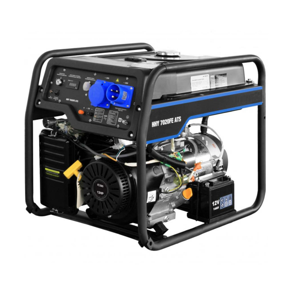 Генератор бензиновый hhy 7020fe ats (1) "hyundai"