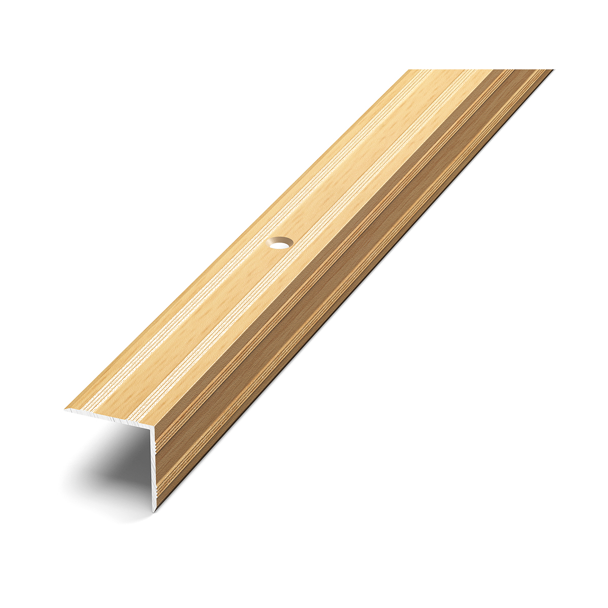 Порог пу-05 бук натур. 1,8 м 20 х 20 мм (6/24)  (пу 05.1800.083н)