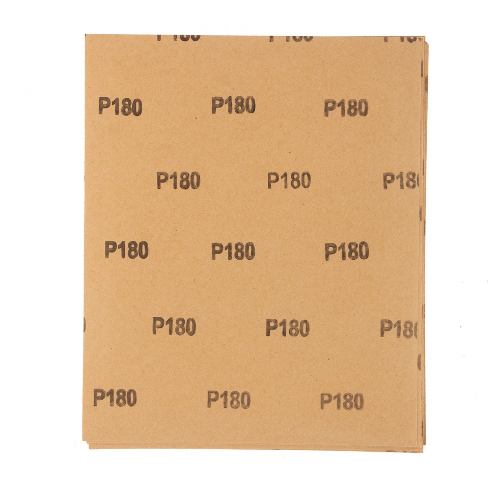 Шлифлист на бумажной основе, P 180, 230 х 280 мм, 10 шт, водостойкий Matrix (75612)