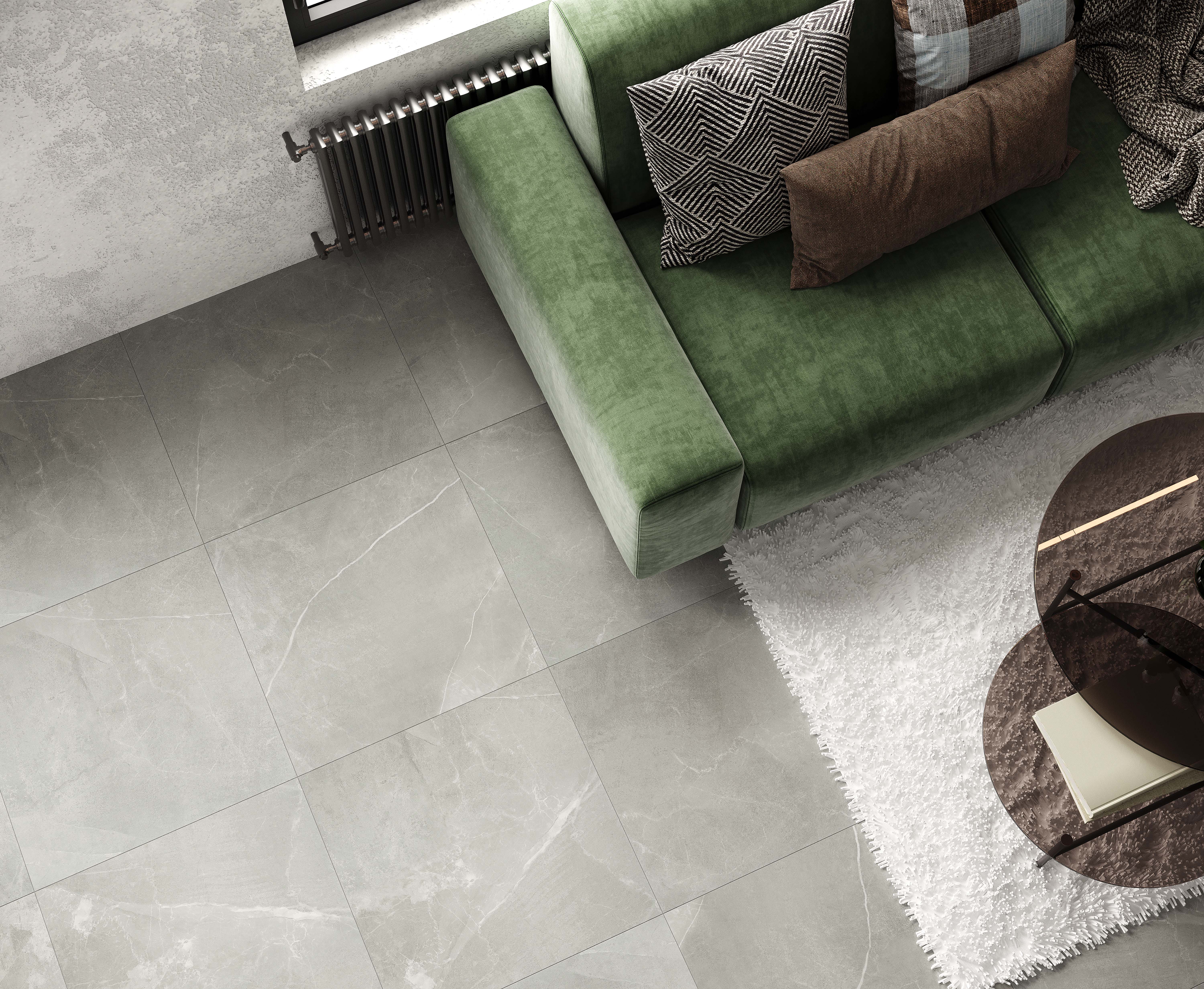 Optima claro керамогранит светло-серый матовый 60x60