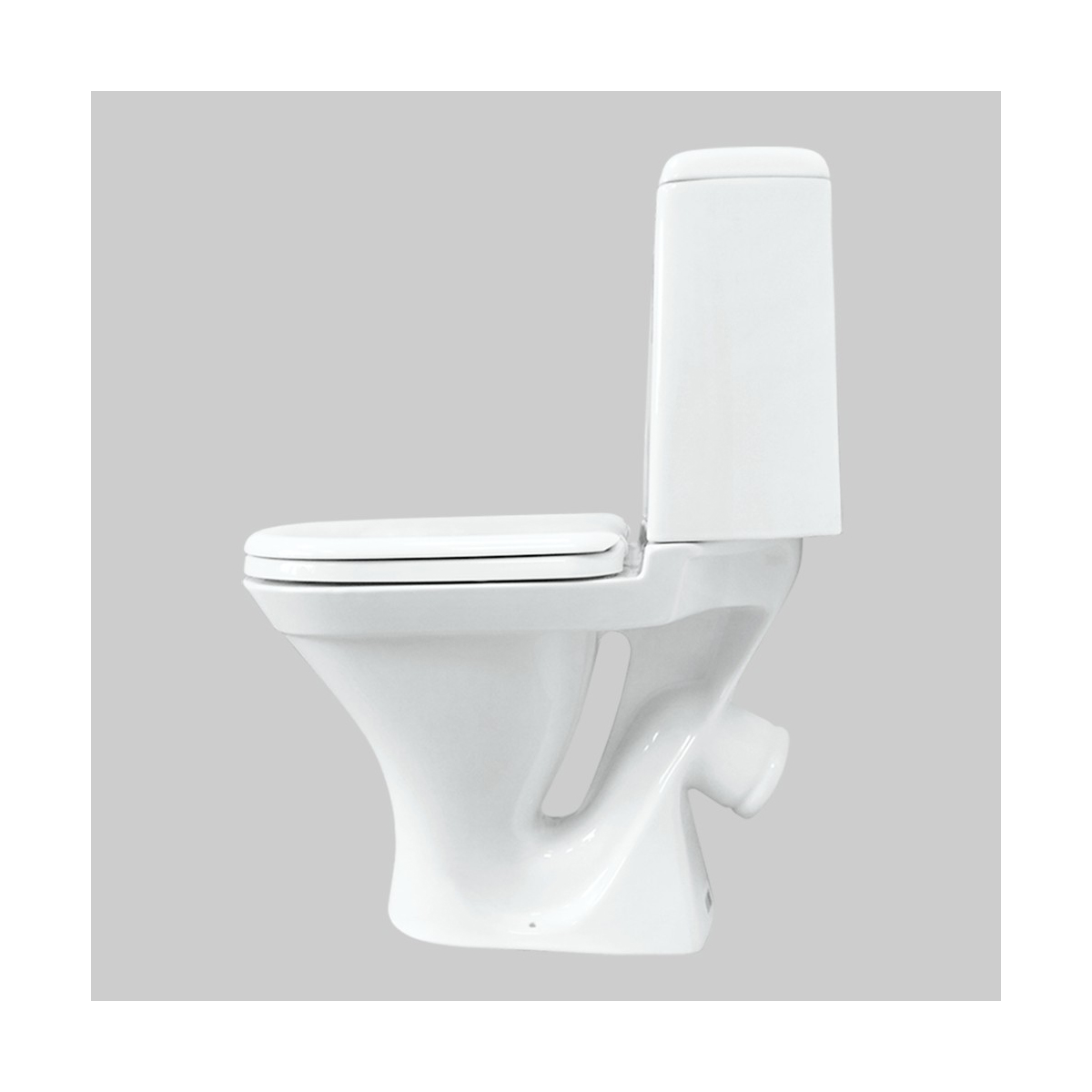 Унитаз напольный "аттика" эконом белый "sanita" wc.cc/attica/1-p/wht.g/s1