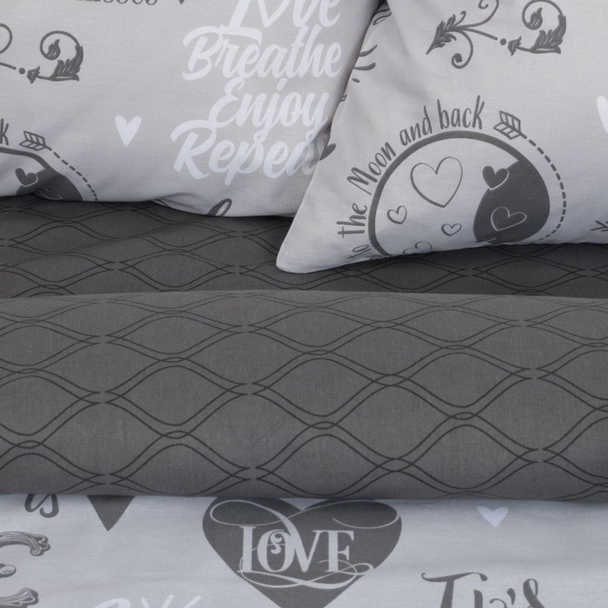 Постельное белье "этель" love семейный (бязь) (1) 2968333