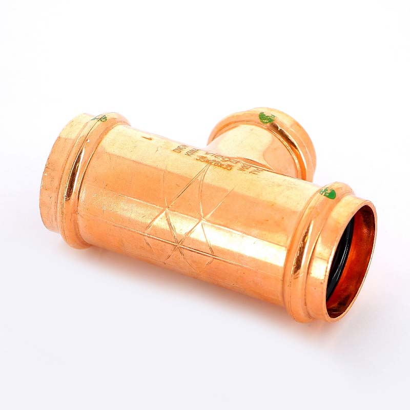 Тройник пресс медный Profipress VIEGA 35х28х35