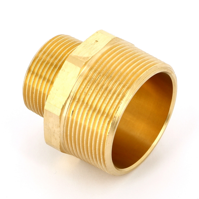 Ниппель резьбовой (НР) 1/2" x 1" бронза VIEGA (320287)