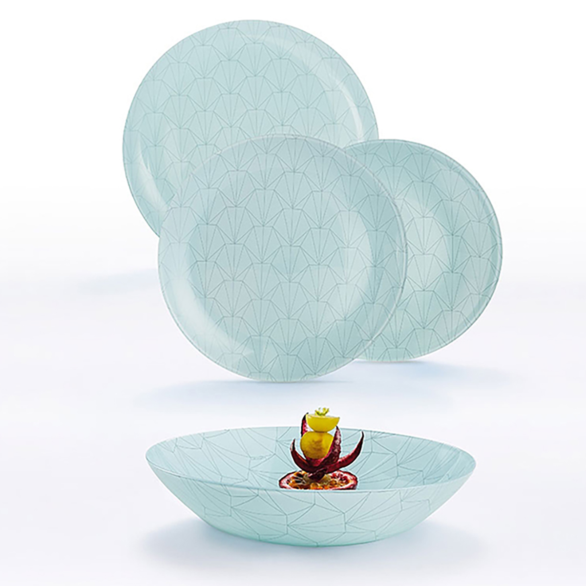 Тарелка обеденная "luminarc" luminis turquoise 28 см (12)