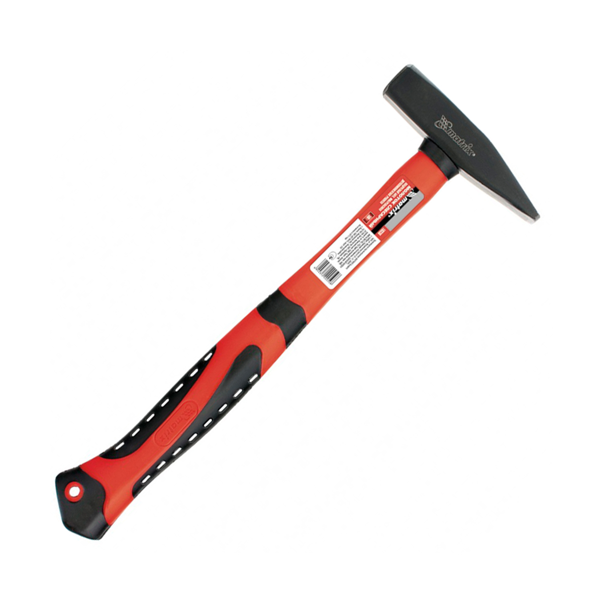 Молоток 1000 г фиберглас. обрезин. рукоятка (1/24) "matrix"