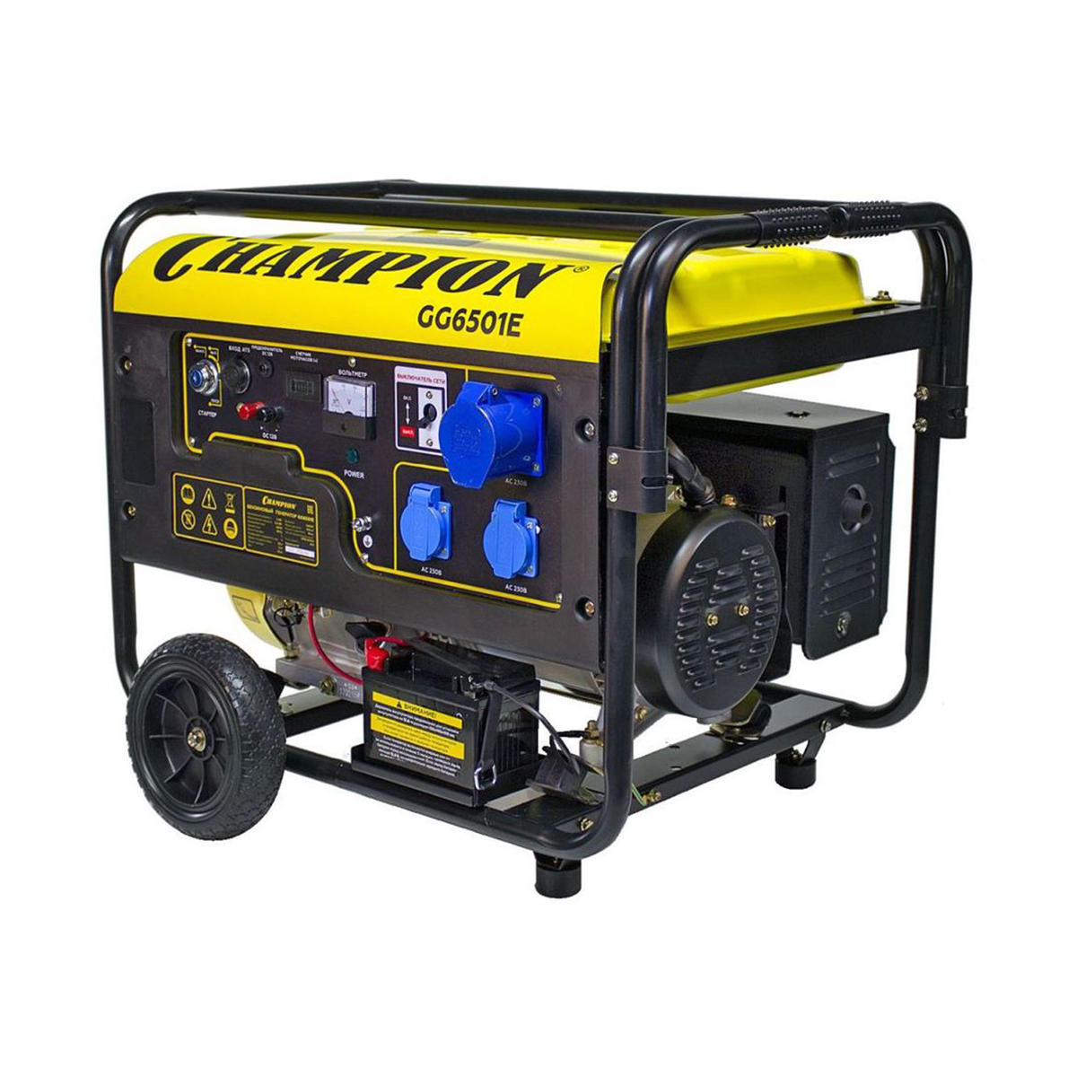 Генератор дизельный dg6501e "champion"
