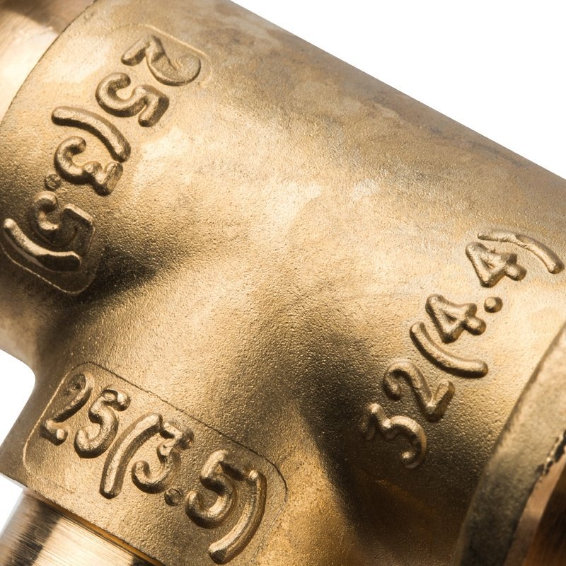 Тройник переходной 32 x 25 x 25 аксиальный для труб PE-X STOUT