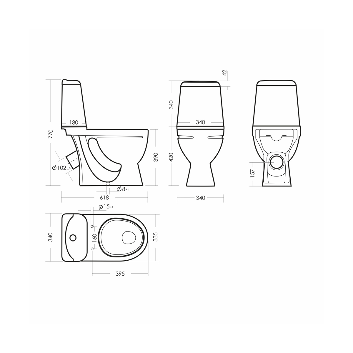 Унитаз напольный "идеал" эконом белый "sanita" wc.cc/ideal/1-p/wht.g/s1