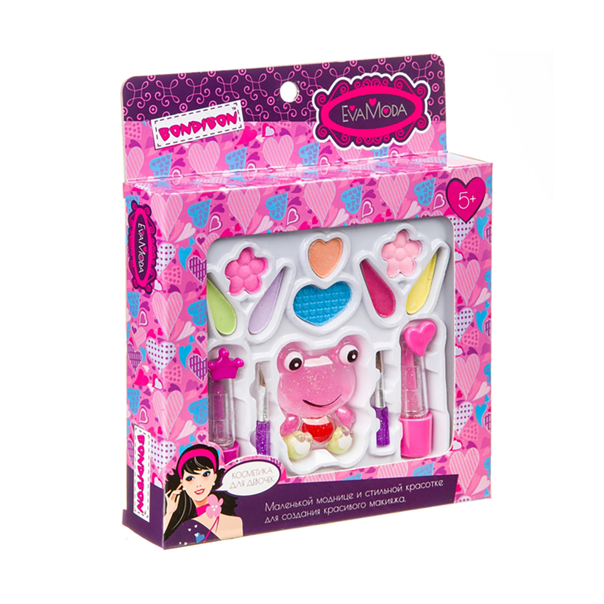 Набор детской декор. косметики "eva moda" "bondibon" вв1747