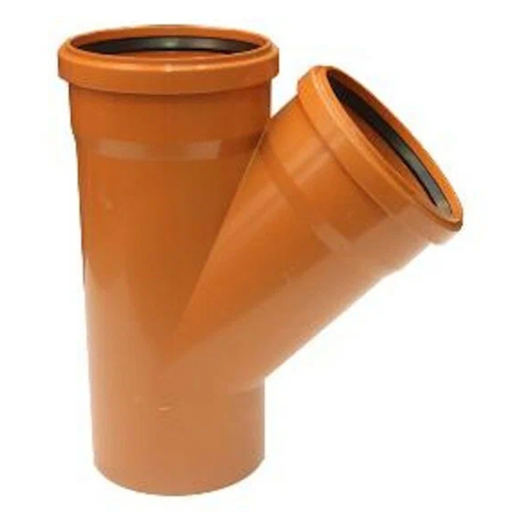 Тройник 87° одноплоскостной 110 х 110 мм для вн.канализации SINIKON