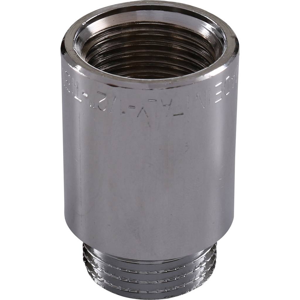 Удлинитель резьбовой 1/2" x 30 мм НР-ВР хромированный TIEMME