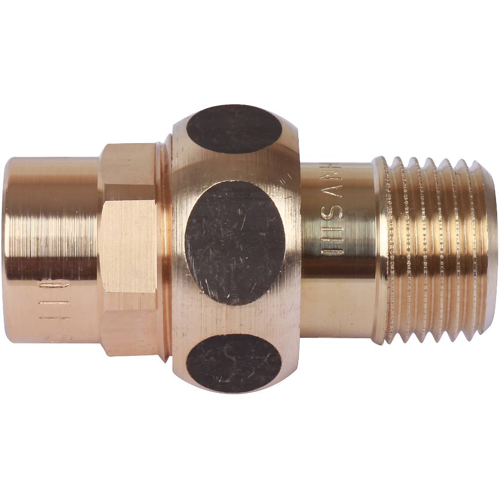 Американка (сгон) 18x1/2" НР самоуплотняющаяся под пайку бронзовая SANHA 143411812