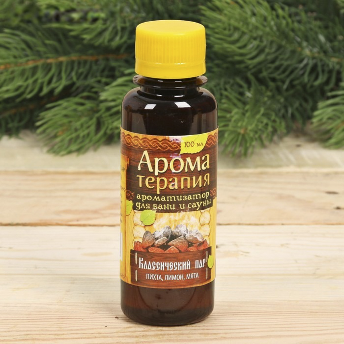 Ароматизатор для бани и сауны "дух тайги" набор 2 шт. х 100 мл "банная забава" 1481857