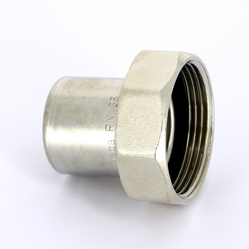 Муфта-вставка пресс-В 35x1"1/2 нержавеющая сталь Sanpress Inox VIEGA