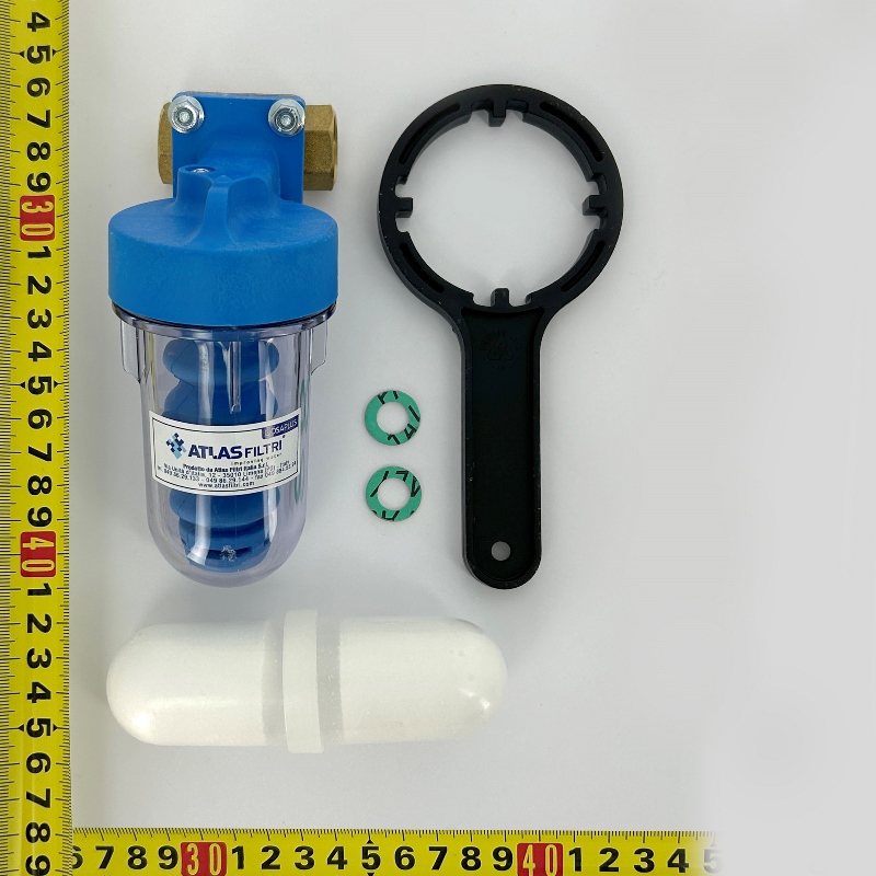 Система антинакипи ATLAS FILTRI DOSAPLUS 4 1/2" прямой, без байпаса, 2 капсулы полифосфата