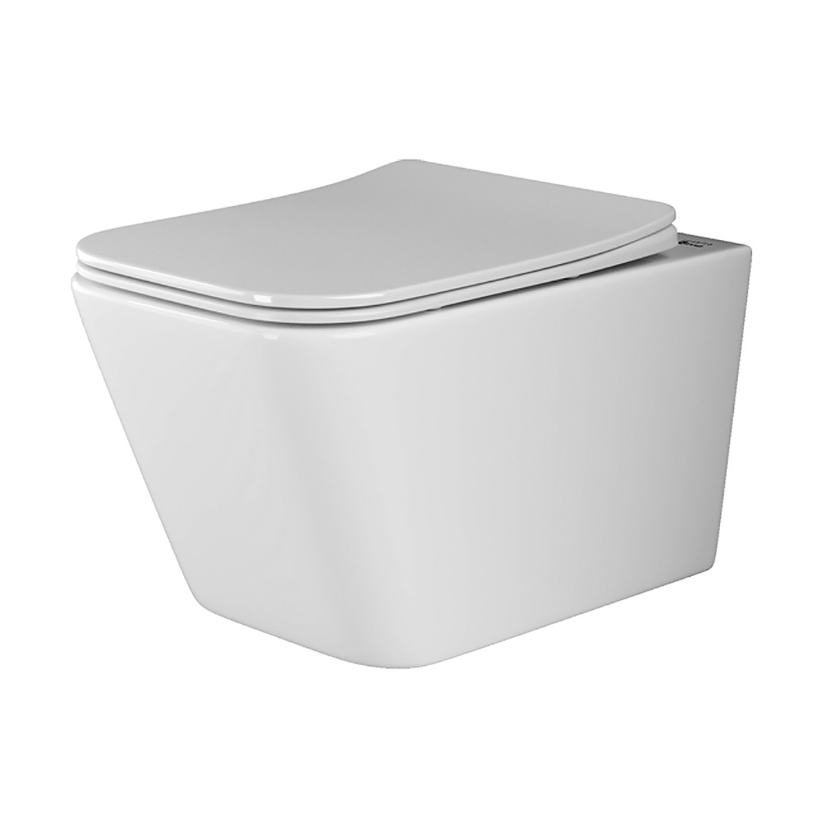 Унитаз подвесной "metric rimless" белый "ceramica nova" cn3007