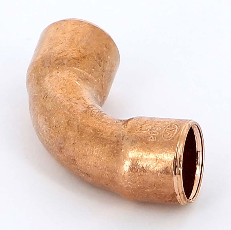 Угол двухраструбный 90° VIEGA пайка 10 мм медный