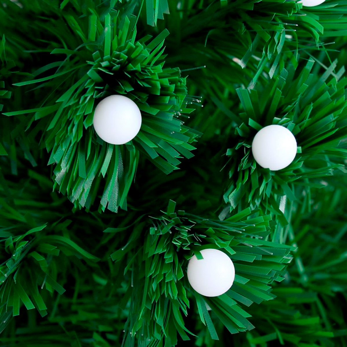 Ель декор. фиброоптич. t821v12-120  120 см, 124 ветки (зеленая) "зимнее волшебство" 1108629