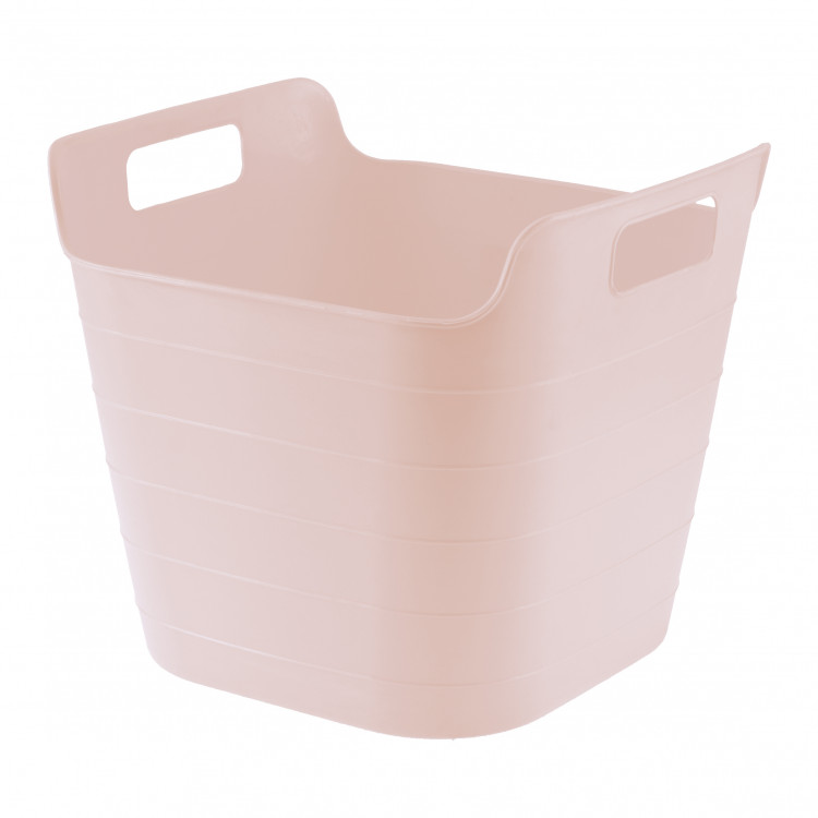 Ведро гибкое сверхпрочное, 26 л, розовое, Сибртех (67511)