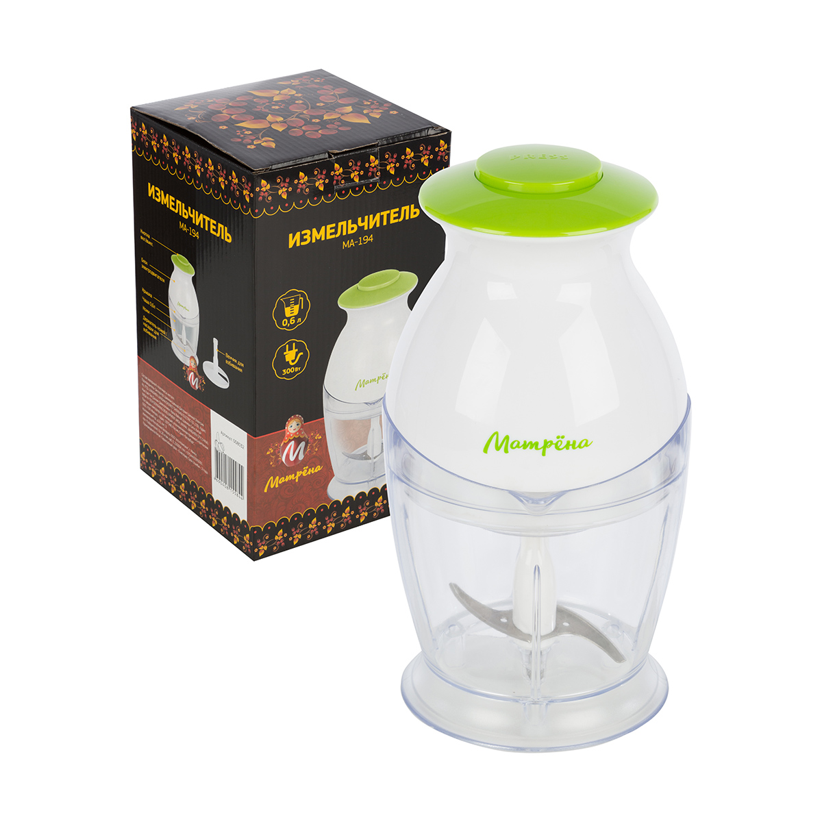 Измельчитель "матрёна" ма-194 чаша 0,6 л, 300 вт (1/6)