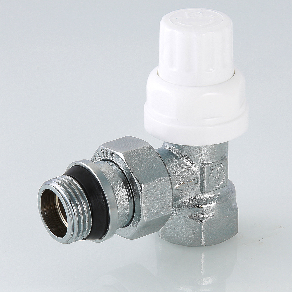 Клапан ВН термостатический угловой VALTEC 1/2" с дополнительным уплотнением