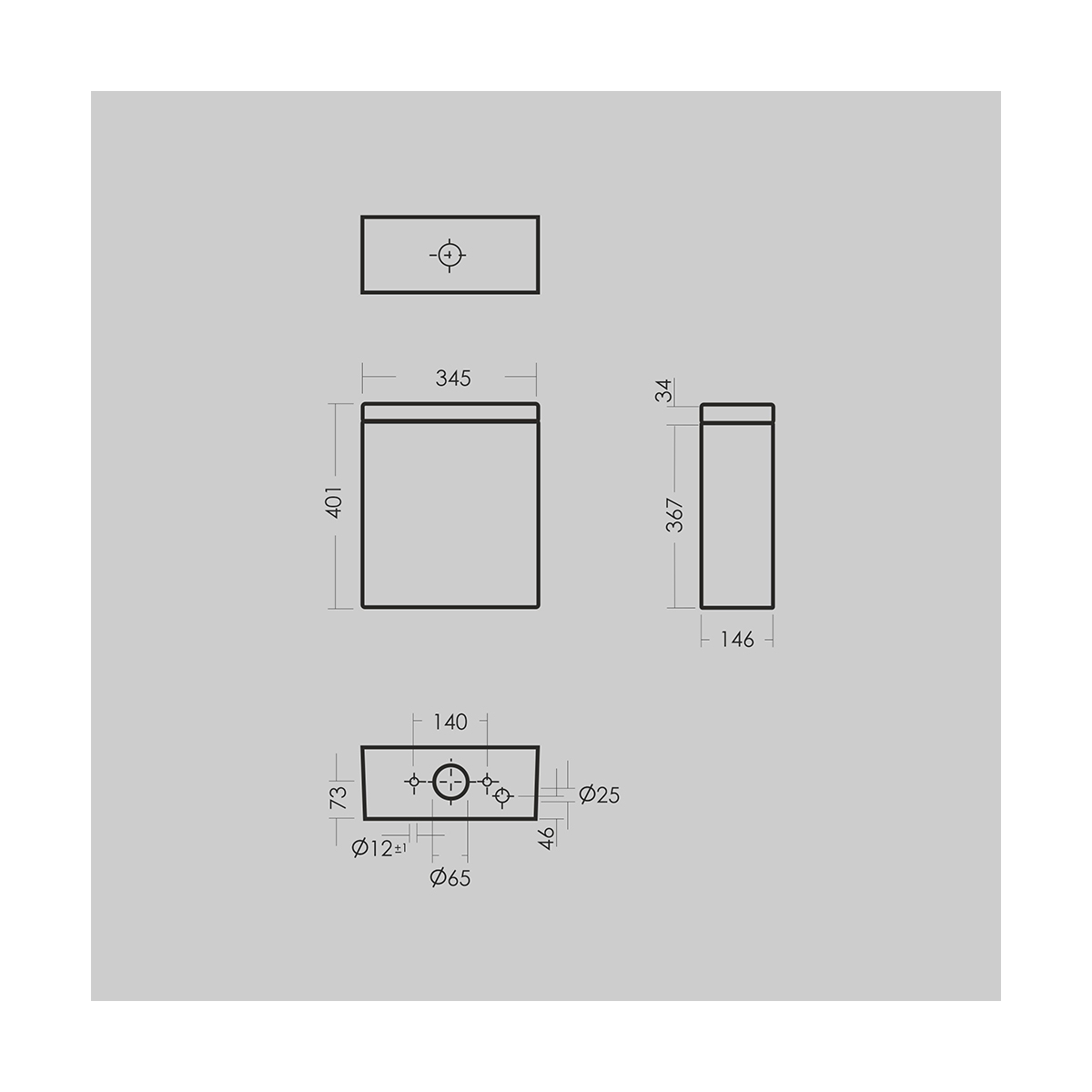 Унитаз напольный "quadro slim" белый "sanita luxe"  wc.cc/quadro/2-slimdm/wht.g/s1
