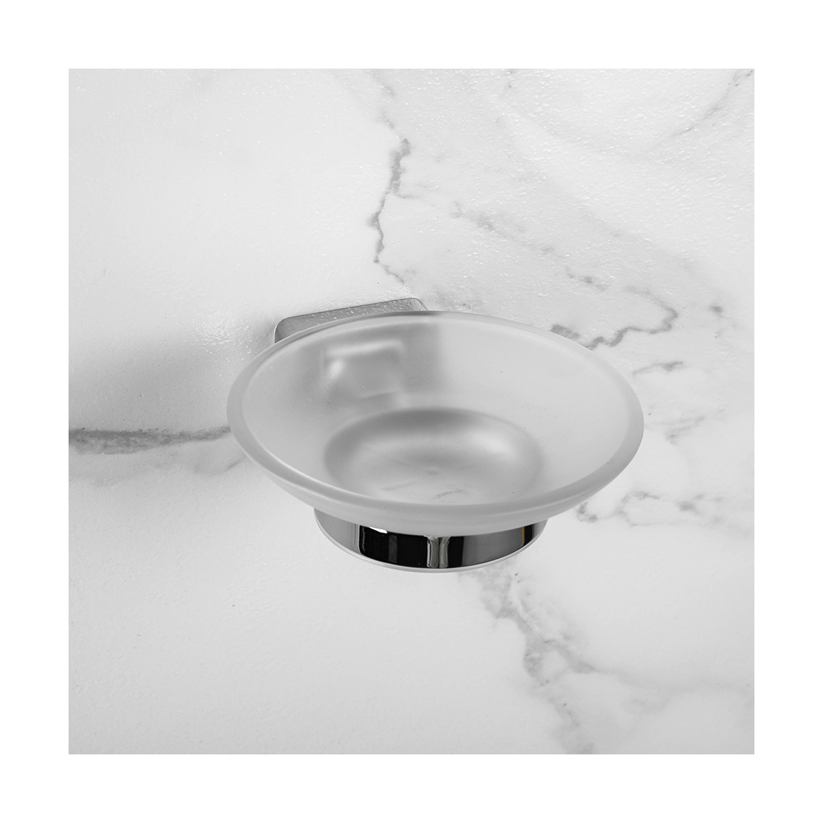 Мыльница с держателем r15002 (нерж.сталь), хром (1/20/80) "frud"