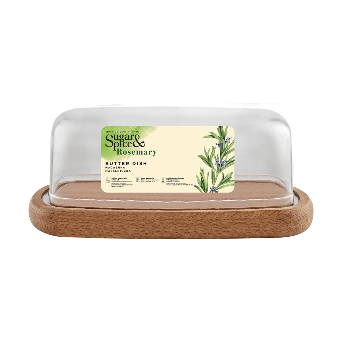 Масленка "rosemary" деревянная (1/8) "sugar&spice" se104712996