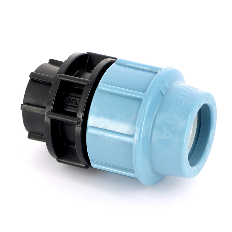 Муфта обжимная ВР 32 x 3/4" для водопроводных ПНД труб UNIDELTA