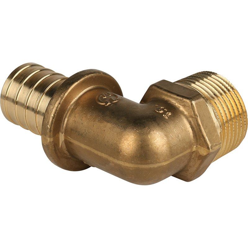 Угол переходной 32 x 1" НР аксиальный для труб PE-X STOUT