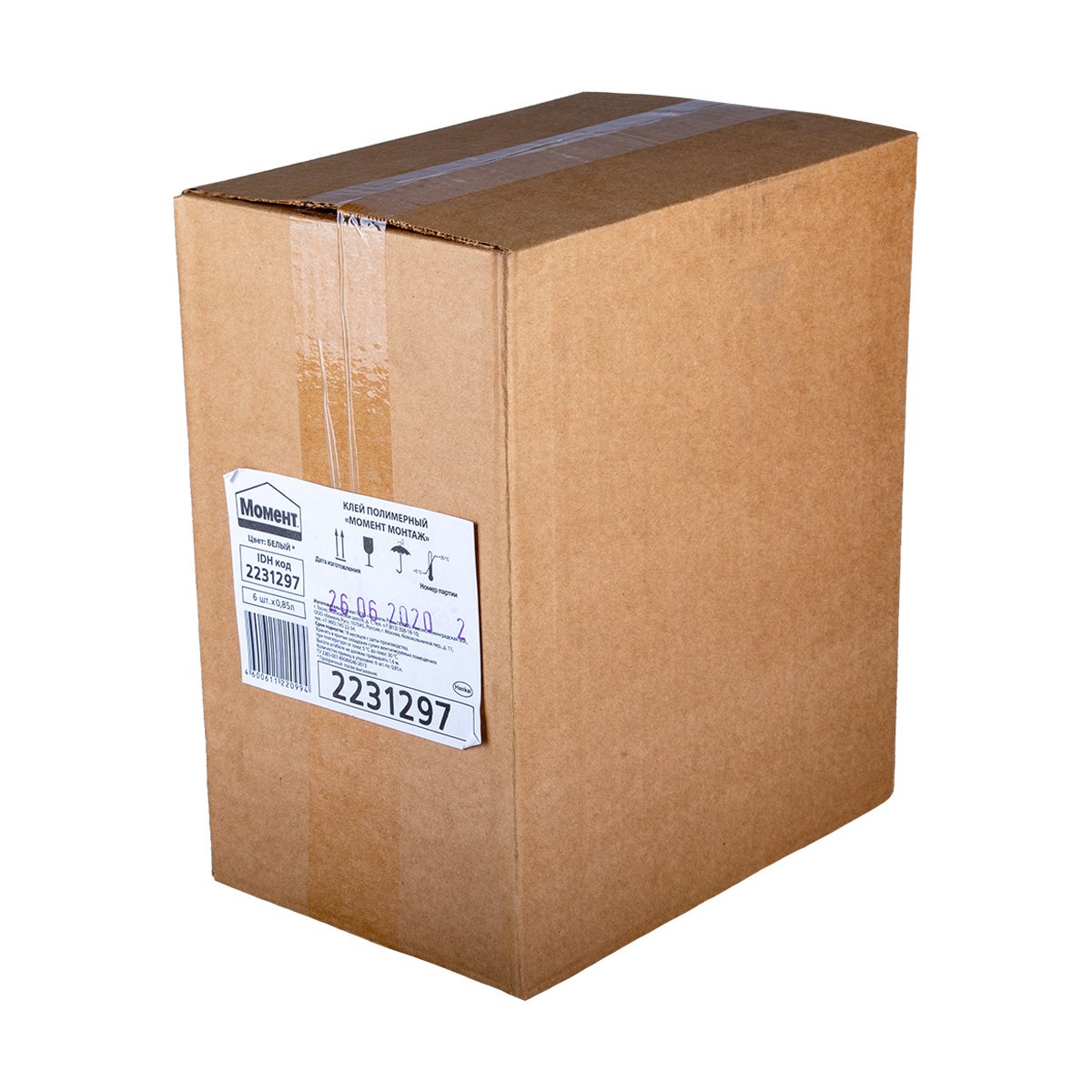 Клей полимерный момент монтаж 0,85 л (1/6)  хенкель