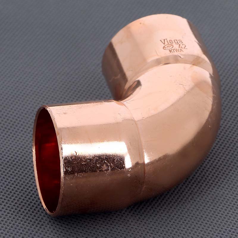 Угол двухраструбный 90° VIEGA пайка 42 мм медный