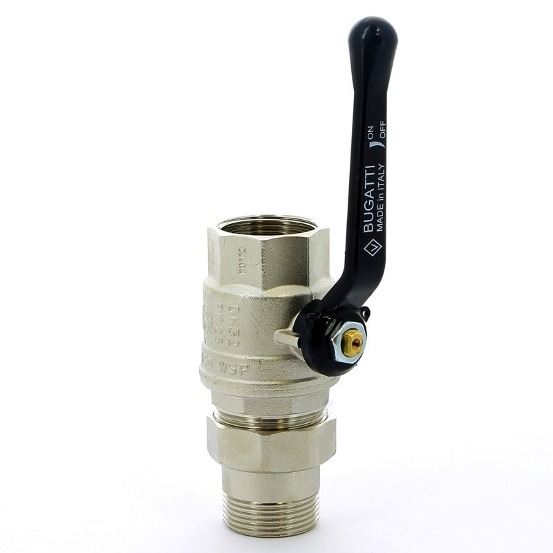 Кран шаровый BUGATTI OREGON 1"1/4 ВН американка ручка