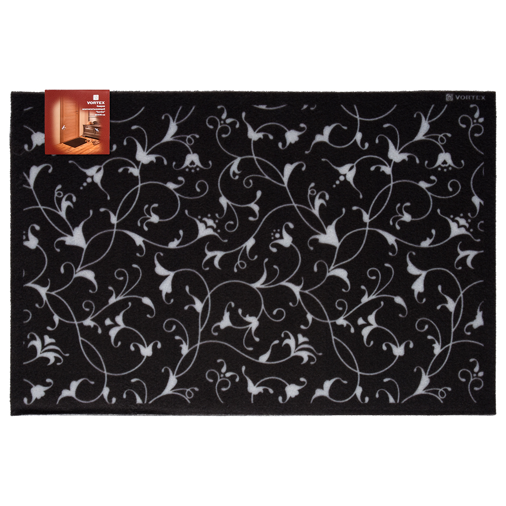 Коврик влаговпитывающий "samba" 60*90 см "лилии" (1/10) "vortex" 22403