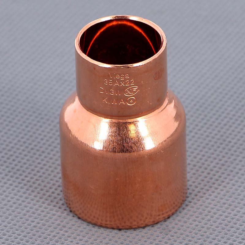 Муфта переходная однораструбная 35 х 22 мм VIEGA НВ пайка медная