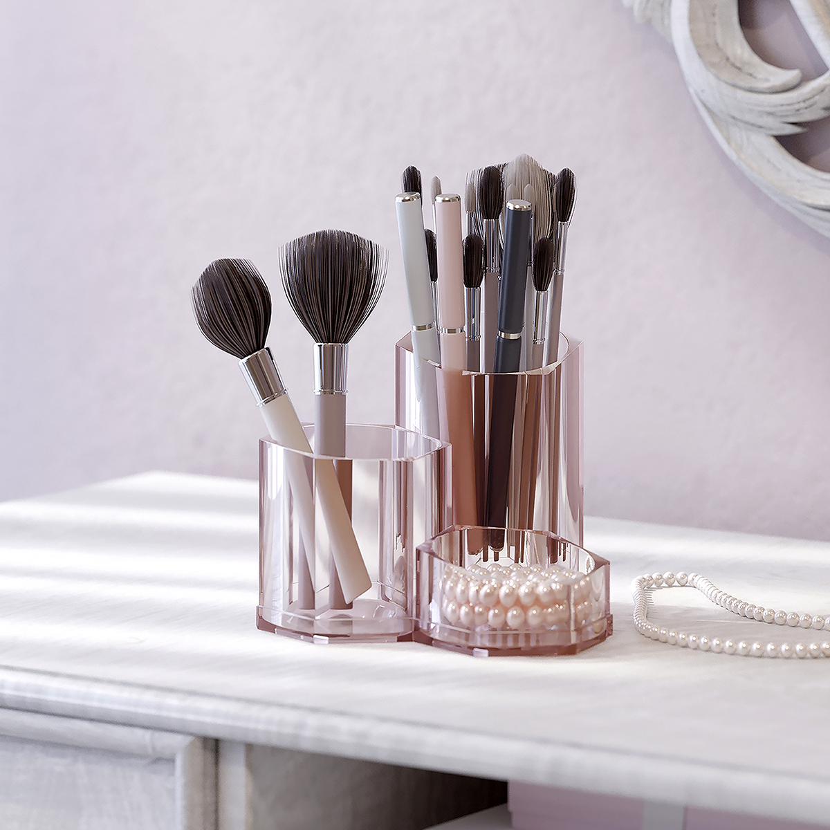 Органайзер для косметики и аксессуаров "jardin" 13,3*13,3*11,9 см (1/36) "valiant" jr-org-rs3