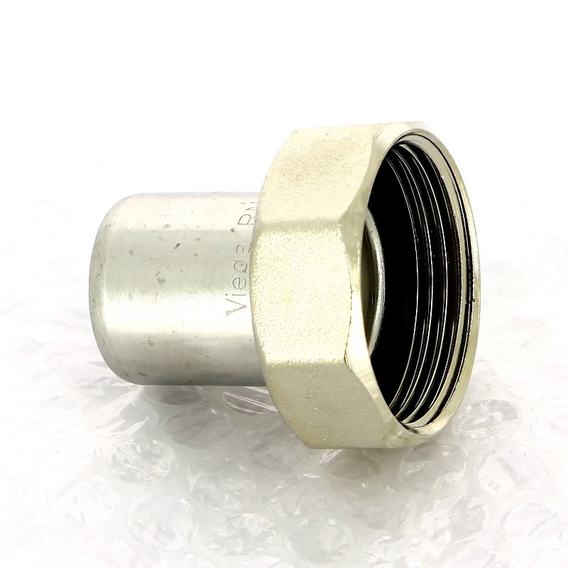 Муфта-вставка пресс-В 28x1"1/4 нержавеющая сталь Sanpress Inox VIEGA