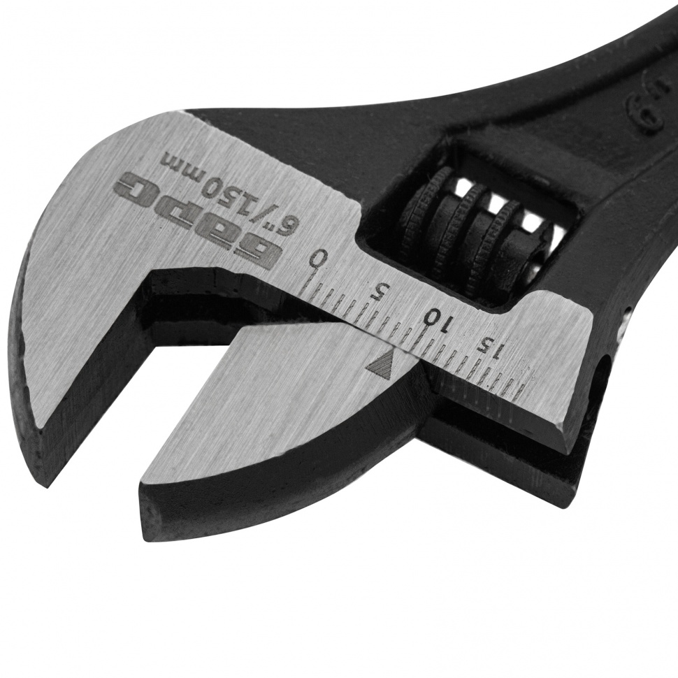 Ключ разводной, 150 мм, CrV Барс (15502)