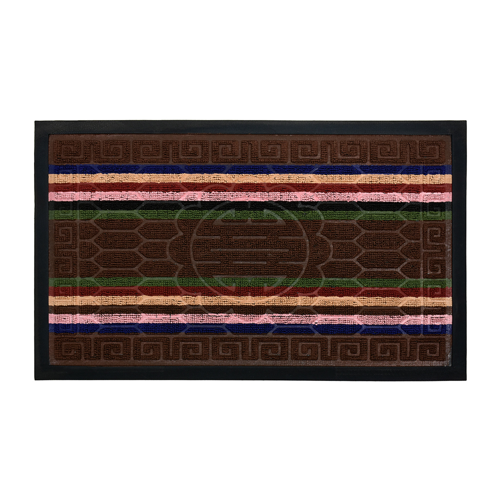 Коврик придверный "comfort" 45*75 см (коричневый) (1/15) "vortex" 22386