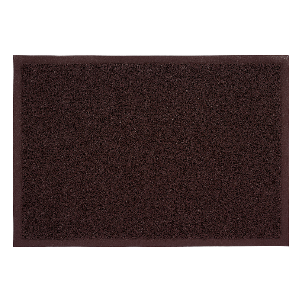 Коврик придверный пористый 50*70 см (коричневый) (1/20) "vortex" 22188