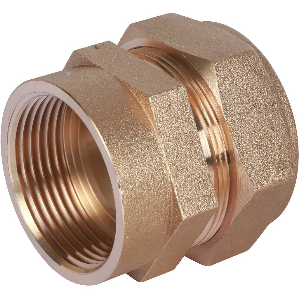 Муфта обжимная (ВР) 32 х 1"1/4 для стальных гофрированных труб Neptun (Stahlmann)